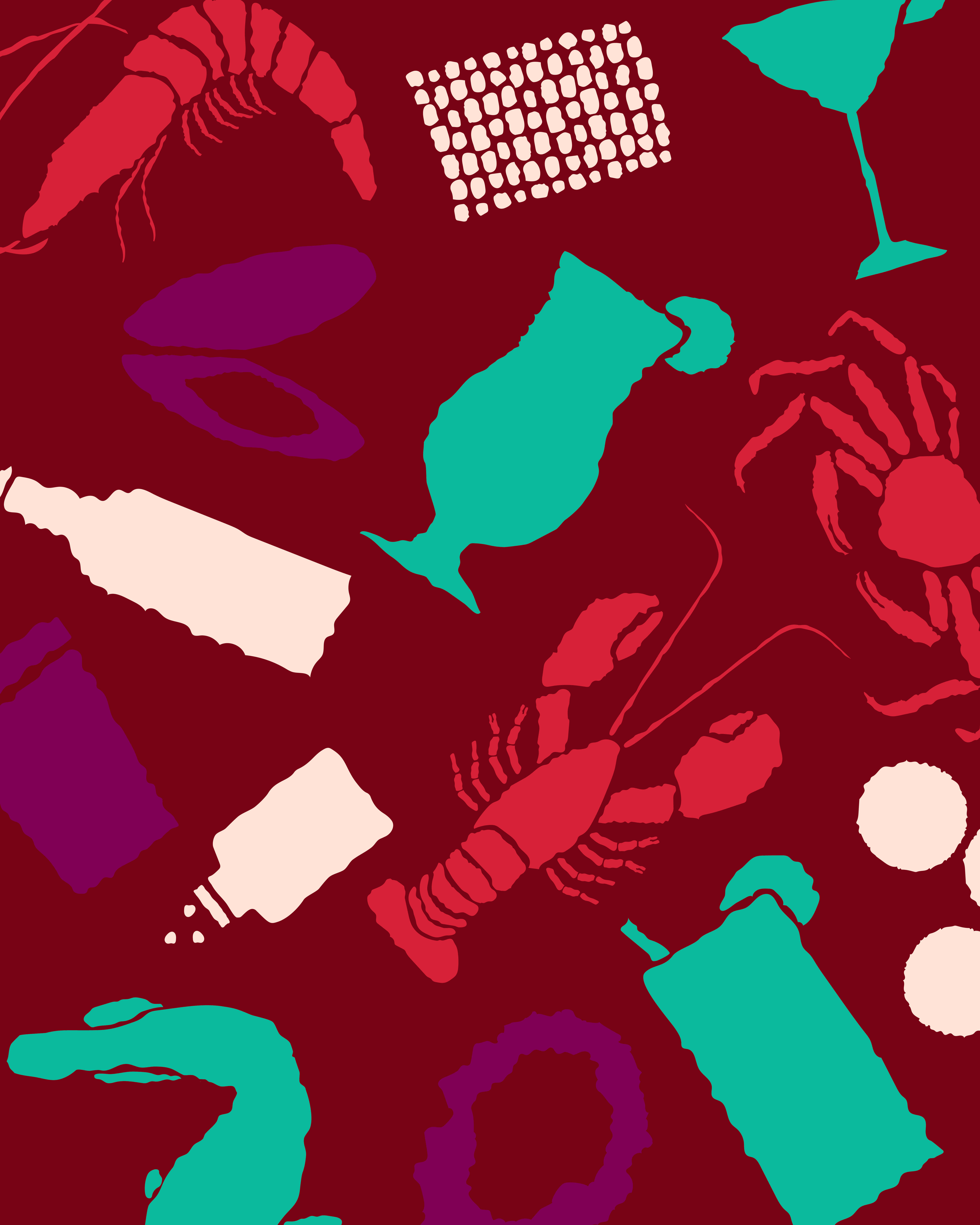 Red Hook cover featuring seafood.