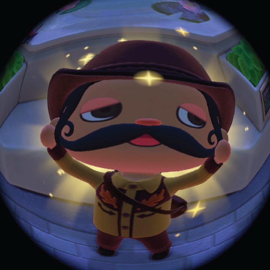 My character in Animal Crossing New Horizons.